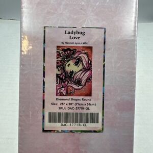 Diamond Art Club ~ Ladybug Love ~ Hannah Lynn ~ Discontinued ~ Rare NEW